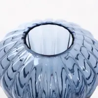 Ваза для цветов &laquo;Уайтон&raquo;, 20&times;12 см, стекло, синяя