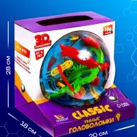 Шар-головоломка IQ-ZABIAKA &laquo;Лабиринтус&raquo;, 100 уровней