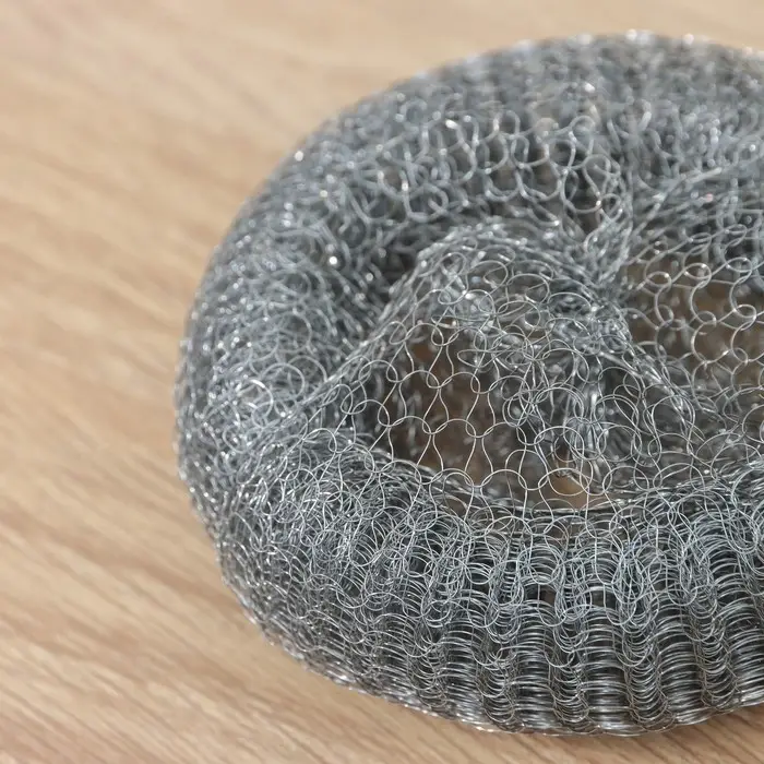 Губка для посуды металлическая Raccoon, плетёная, оцинкованная, 30 гр Губка для посуды металлическая Raccoon, плетёная, оцинкованная, 30 гр