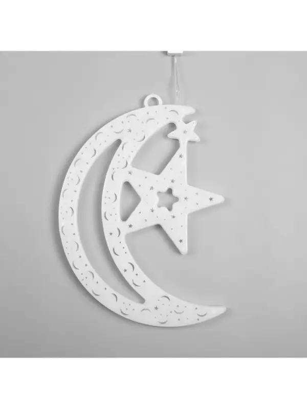 Светодиодная фигура &laquo;Месяц&raquo; 20&times;30 см, пластик, 220 В, свечение мульти (RG/RB)