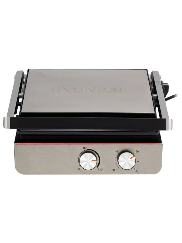 Электрогриль HYG-5047 2200Вт серебристый Электрогриль HYG-5047 2200Вт серебристый