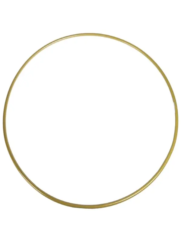 Обруч для художественной гимнастики, d=90 см, цвет золотистый