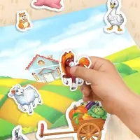 Книжка &laquo;111 наклеек. Ферма&raquo;, 12 стр.