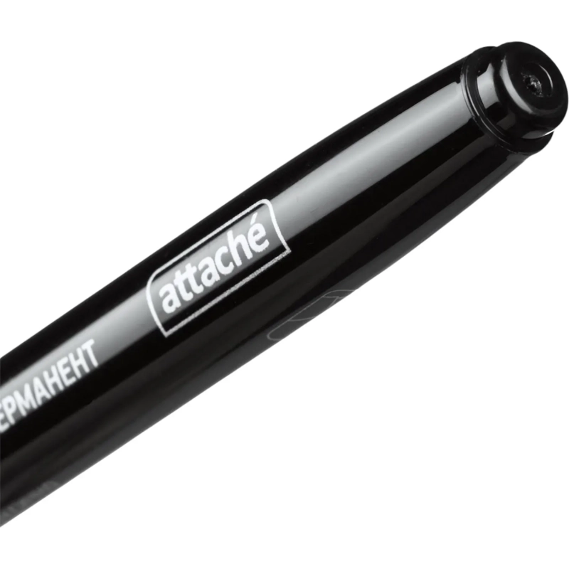 Маркер перманентный ATTACHE синий 1,5-3мм.