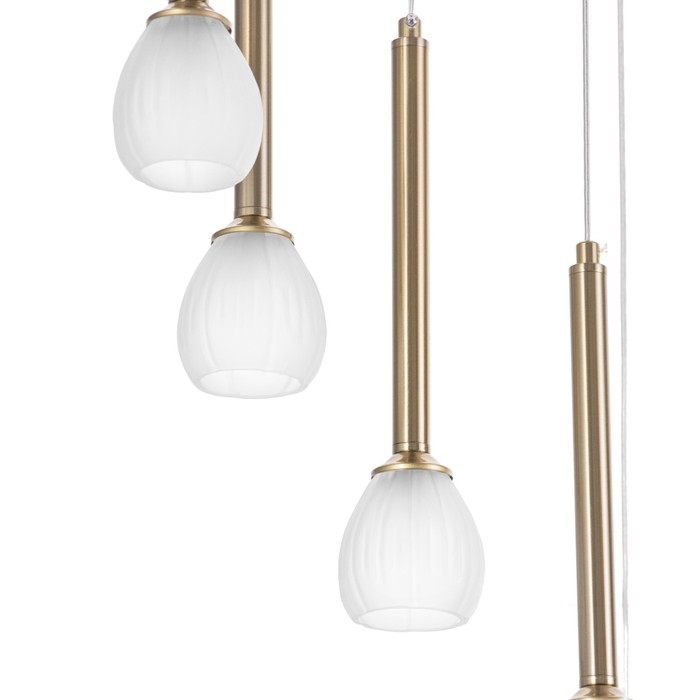 Светильник Светильник "Жаклин" 9х3Вт G4 бронза 30х30х180см