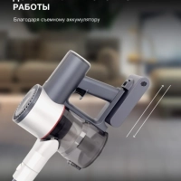 Пылесос ручной HYV-S7570 700мл 380Вт темно-синий