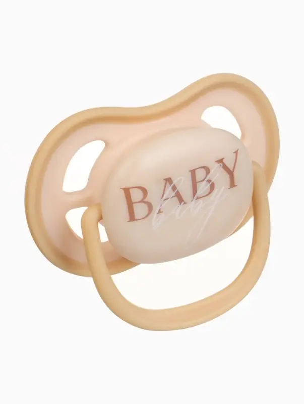 Соска-пустышка 2 шт. в контейнере, силикон, от 6 мес, бежевый, Mum&Baby