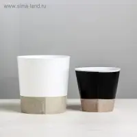 Набор кашпо для цветов 2 в 1 «Мордочки», 0,8 и 1,6 л, 11 х 12 и 14 х 14 см Набор кашпо для цветов 2 в 1 «Мордочки», 0,8 и 1,6 л, 11 х 12 и 14 х 14 см