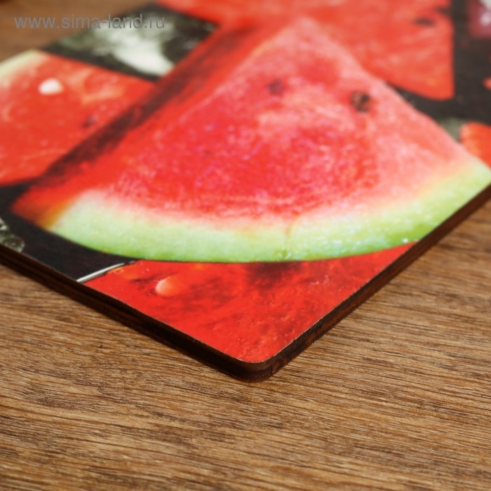 Доска разделочная  Доска разделочная "Сочный арбуз" 27х18 см