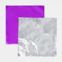Фольга для конфет 10&times;10 см 100 шт., фиолетовый