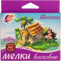 Мелки восковые Луч Фантазия 12 цв. на масляной основе 25С 1520-08