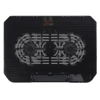 Охлаждающая подставка для ноутбука-планшета 35&times;24 см, 2 вентилятора, USB, кабель в комплекте