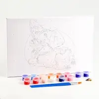 Картина по номерам на холсте с подрамником &laquo;Малыш Корги&raquo; 20&times;30 см