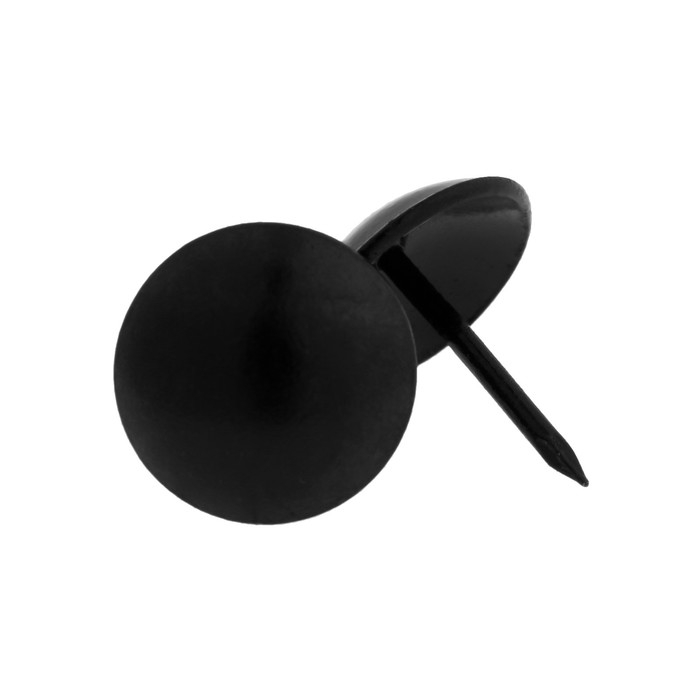 Гвозди ТУНДРА, декоративные, обивочные, 19х22 мм, черный, 200 шт Гвозди ТУНДРА, декоративные, обивочные, 19х22 мм, черный, 200 шт