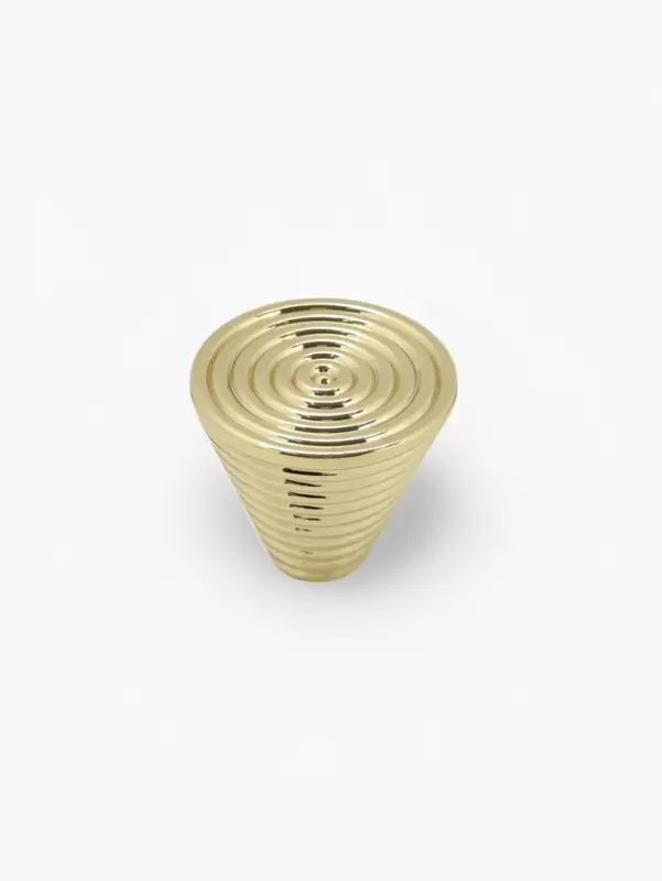 Ручка-кнопка CAPPIO &laquo;Лабиринт&raquo;, цинк, цвет золото