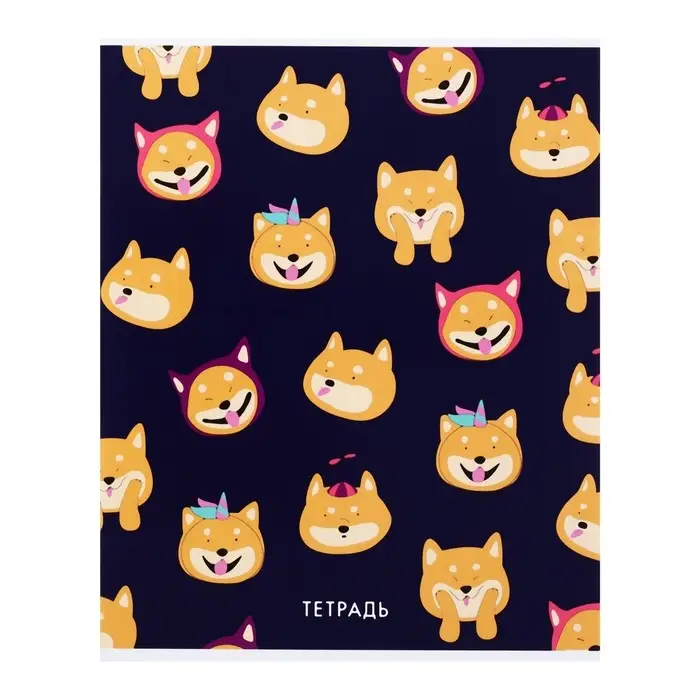 Тетрадь 48 листов в клетку, Calligrata &laquo;У меня лапки&raquo;, обложка мелованный картон, УФ-лак, блок офсет, МИКС