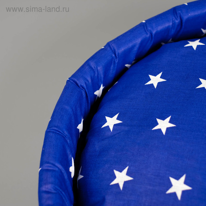 Лежанка Lowcost круглая, поплин, 40 х 40 х 12 см, микс цветов Лежанка Lowcost круглая, поплин, 40 х 40 х 12 см, микс цветов