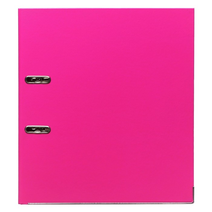 Папка-регистратор А4, 75 мм, Lamark, ПВХ, двухстороннее покрытие, металлическая окантовка, карман на корешок, собранная, розовый/бордовый Папка-регистратор А4, 75 мм, Lamark, ПВХ, двухстороннее покрытие, металлическая окантовка, карман на корешок, собранная, розовый/бордовый