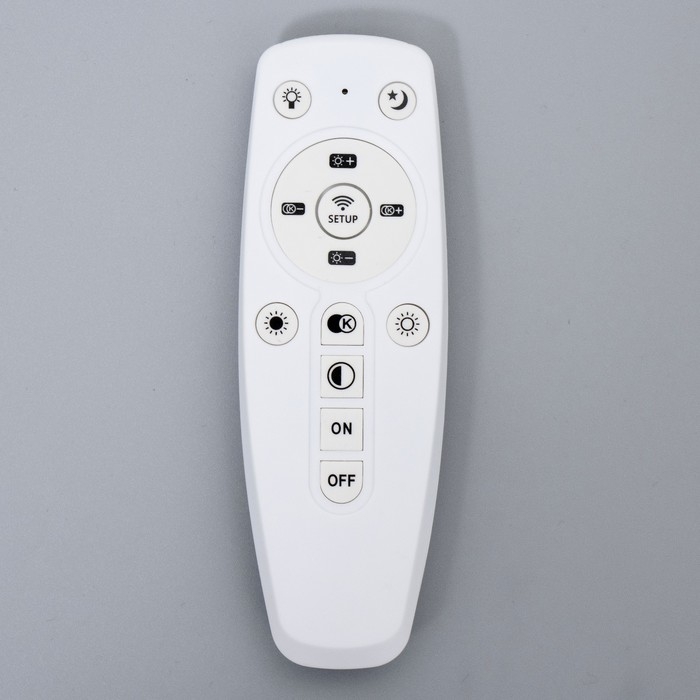 Люстра с ПДУ Люстра с ПДУ "Нонна" LED 68Вт 3000-6000Вт белый 39х39х12,5см BayerLux