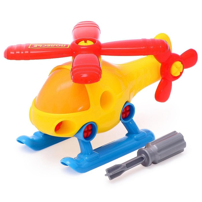 Конструктор винтовой «Вертолёт», 16 элементов