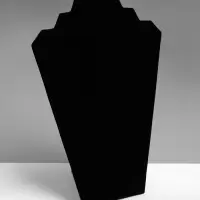 Бюст для украшений QF, 21&times;11&times;31 см, h=31 см, чёрный