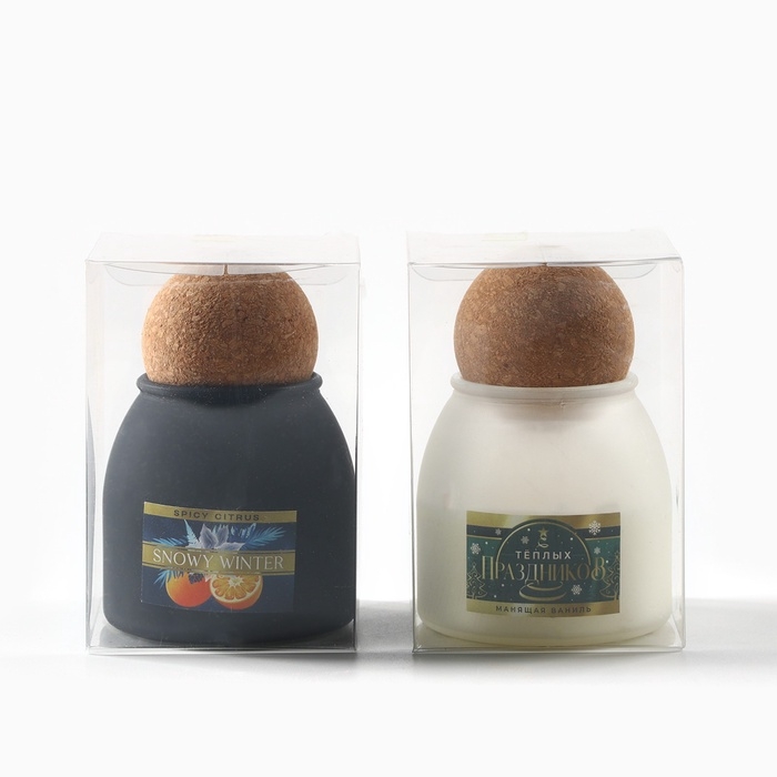 Набор свечей интерьерных, 2 шт