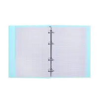 Тетрадь на кольцах ErichKrause. Pastel А5, 80 листов, в клетку, пластиковая обложка, блок офсет, 100% белизна, МИКС