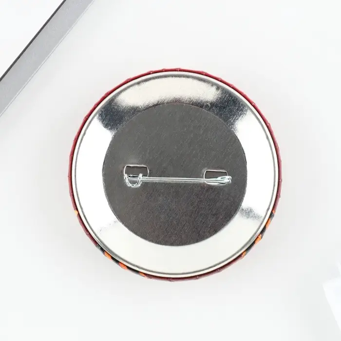 Значок закатной на День Победы, 9 мая &laquo;Орден С днем великой победы&raquo;, d=5.6 см