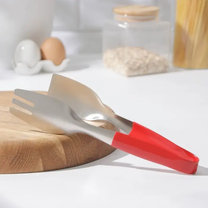 Щипцы «Форди», 25 см, нержавеющая сталь, цвет МИКС Щипцы «Форди», 25 см, нержавеющая сталь, цвет МИКС