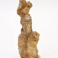 Садовая фигура из полистоуна &laquo;Трио белок&raquo;, 11.5&times;9.5&times;30 см, Greengo