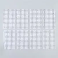 Липучки самоклеящиеся круглые, 1080 штук - 540  пар, d=1 см