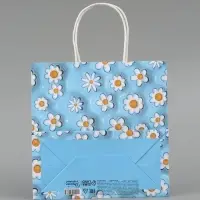 Пакет подарочный &laquo;Котики&raquo;, 22 х 22 х 11 см