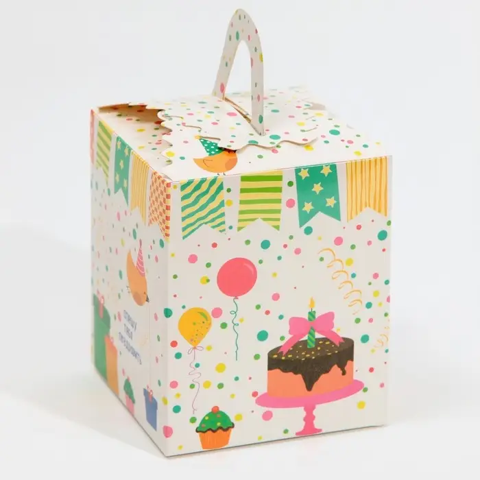 Коробка для капкейков, кондитерская упаковка, 1 ячейка «Сладость в радость», 9 х 9 х 11 см Коробка для капкейков, кондитерская упаковка, 1 ячейка «Сладость в радость», 9 х 9 х 11 см