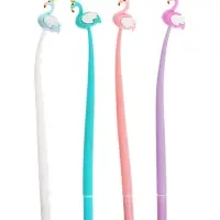 Ручка-прикол &laquo;Фламинго&raquo;, синий стержень, гелевая, МИКС