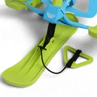 Снегокат, лимонный, голубой, ТСП/ГЛ Nika Kids Снегокат, лимонный, голубой, ТСП/ГЛ Nika Kids