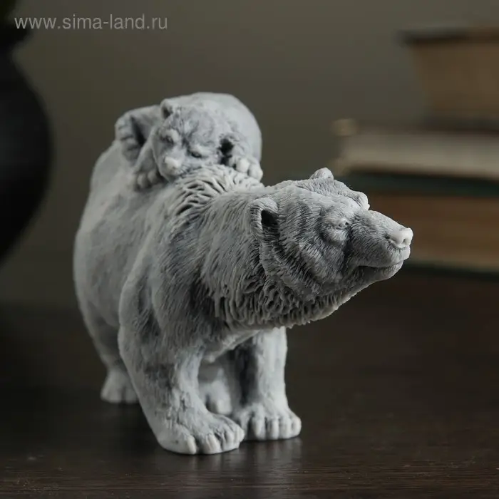 Сувенир  Сувенир "Медведица с медвежонком идет" 7,5см