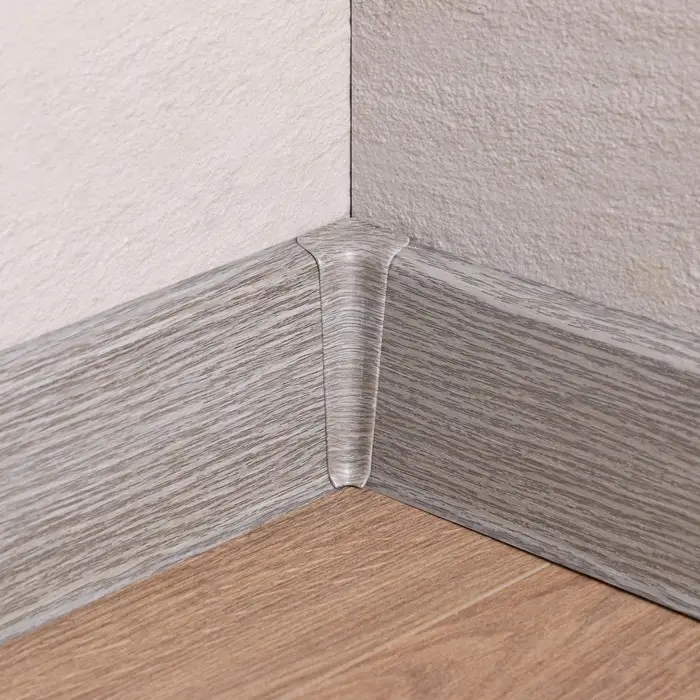 Угол внутренний для плинтуса «Деконика», 85 мм, цвет 210 дуб пепельный