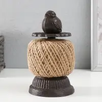Фигурка - катушка для ниток &laquo;Птенчик&raquo;, чугун, 8.5&times;8.5&times;16 см