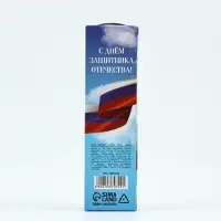 Ручка пластик с колпачком &laquo;23 Февраля&raquo;, синяя паста 0.5 мм