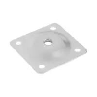 Крепления для мебельных ножек CAPPIO, 50&times;50 мм с закладной гайкой М8, угол14*, 4 шт.