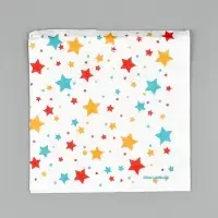 Салфетки бумажные однослойные «Звезды», 24×24 см, 50 шт. Салфетки бумажные однослойные «Звезды», 24×24 см, 50 шт.