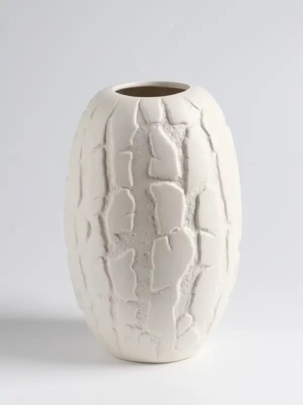 Ваза «Нуева», 22×12 см, керамика, белая Ваза «Нуева», 22×12 см, керамика, белая