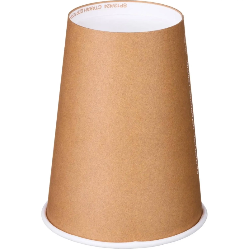 Стакан одноразовый бум 1-сл. d-90мм 300мл Крафт 50шт/уп (SP12)