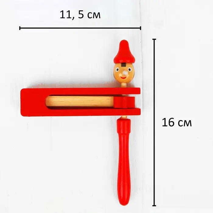 Игрушка музыкальная Лесная мастерская &laquo;Трещотка&raquo;, МИКС