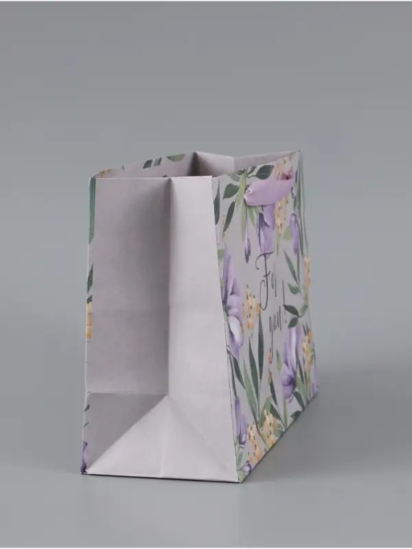 Пакет подарочный крафтовый, упаковка, &laquo;For you&raquo;, 22&times;17.5&times;8 см