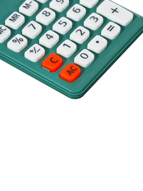 Калькулятор карманный, 08-разрядный, корпус зеленый