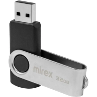 Флеш-память Mirex USB SWIVEL BLACK 32Gb (13600-FMURUS32 )