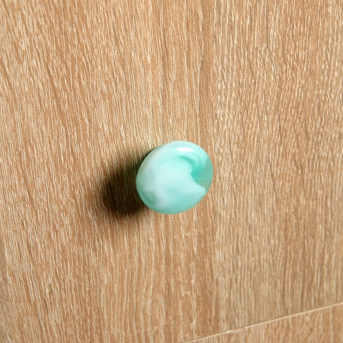 Ручка-кнопка CAPPIO, d=33 мм, акрил, цвет бирюзовый, 8 шт. Ручка-кнопка CAPPIO, d=33 мм, акрил, цвет бирюзовый, 8 шт.