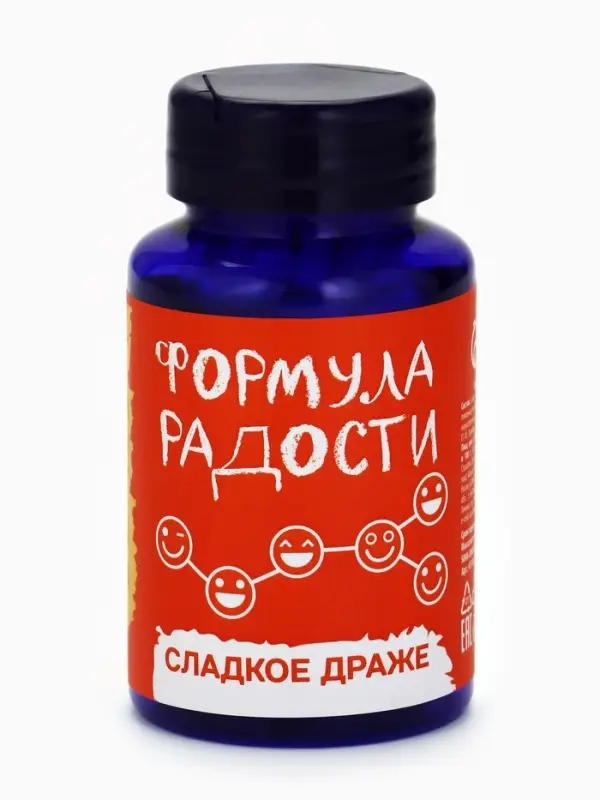 Конфеты драже в банке &laquo;Формула радости&raquo;, 50 г