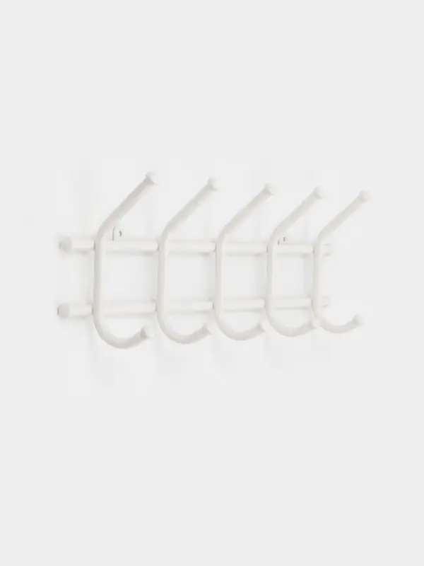 Вешалка настенная &laquo;Норма&raquo;, белая